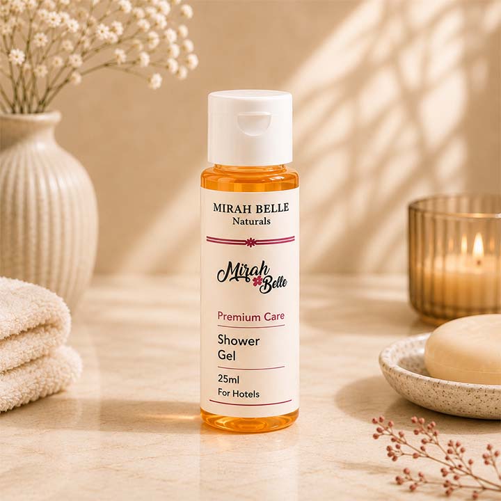 Shower Gel 25 ml from Mirah Belle Hospitality