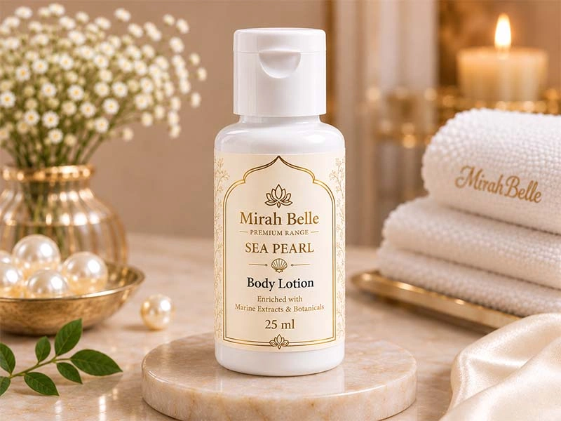 Sea Pearl 25 ml hotel body lotion bottle