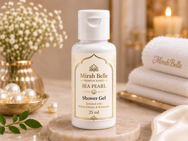 Sea Pearl 25 ml hotel shower gel bottle
